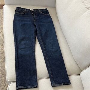 agolde riley long jeans straight leg